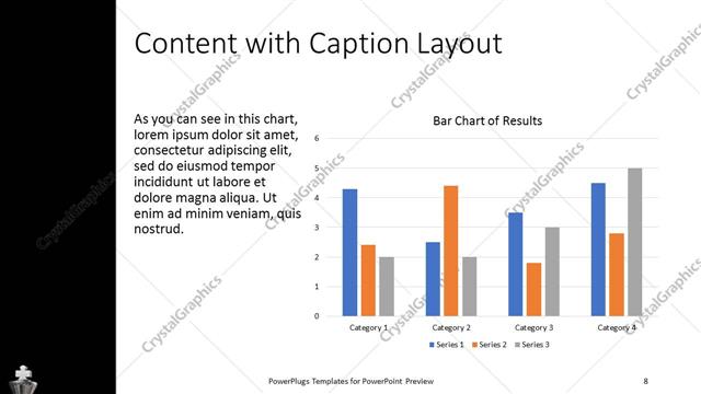 Content with Caption presentation slide layout