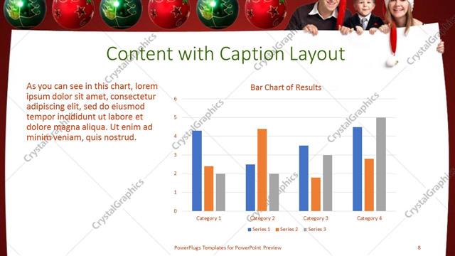 Content with Caption presentation slide layout