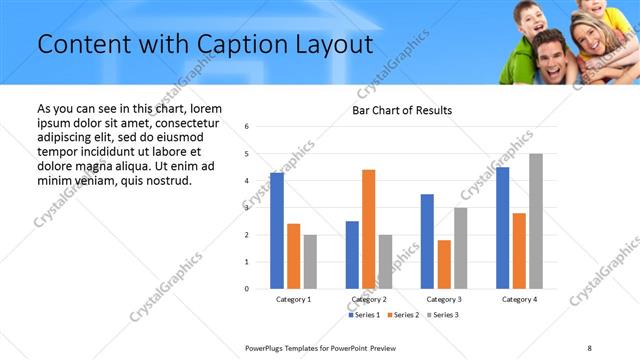 Content with Caption presentation slide layout
