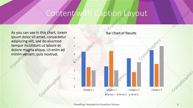 Content with Caption presentation slide layout