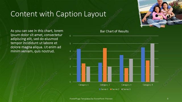Content with Caption presentation slide layout