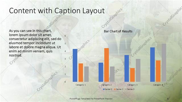 Content with Caption presentation slide layout