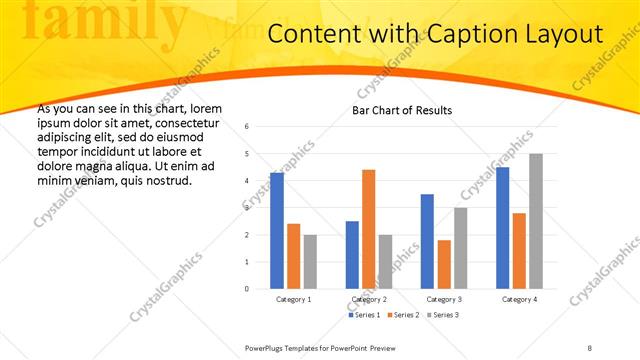 Content with Caption presentation slide layout