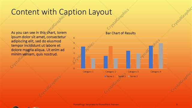 Content with Caption presentation slide layout