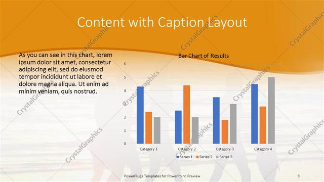 Content with Caption presentation slide layout