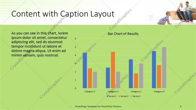 Content with Caption presentation slide layout