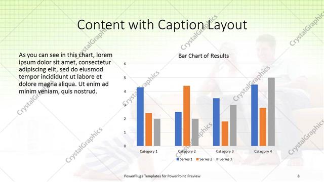 Content with Caption presentation slide layout