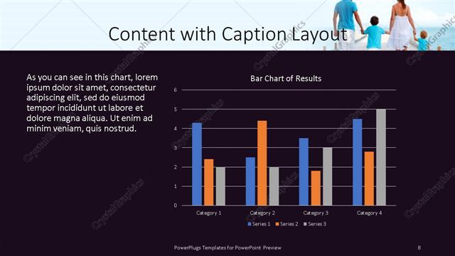 Content with Caption presentation slide layout