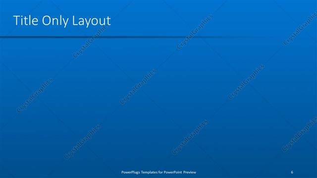 Title Only presentation slide layout