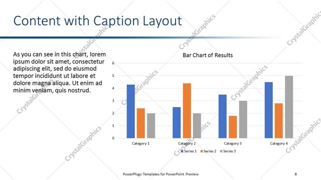 Content with Caption presentation slide layout