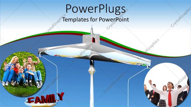  Presentation with career - A family and a professional career in a balanced state