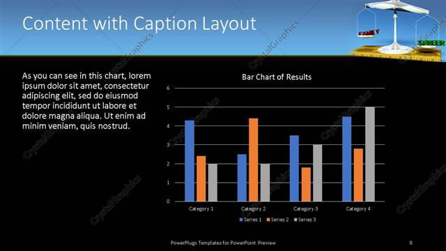 Content with Caption presentation slide layout