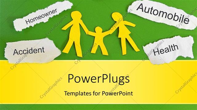  Presentation with insurance - Family protection with keywords