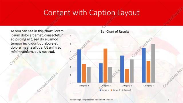 Content with Caption presentation slide layout