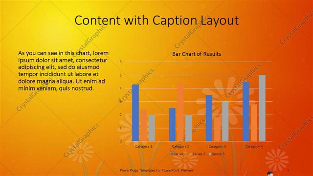 Content with Caption presentation slide layout