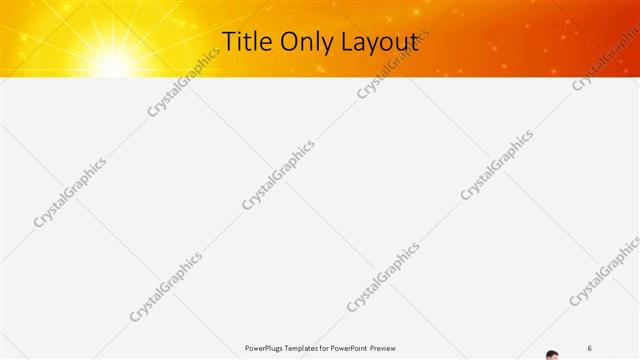 Title Only presentation slide layout