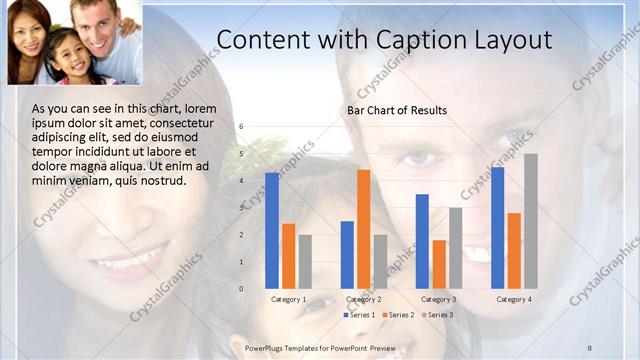 Content with Caption presentation slide layout