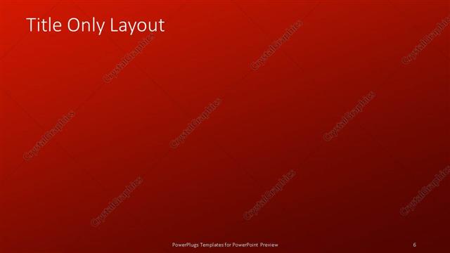 Title Only presentation slide layout