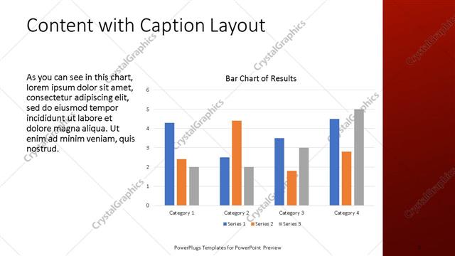 Content with Caption presentation slide layout