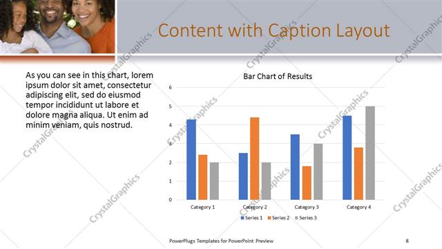 Content with Caption presentation slide layout