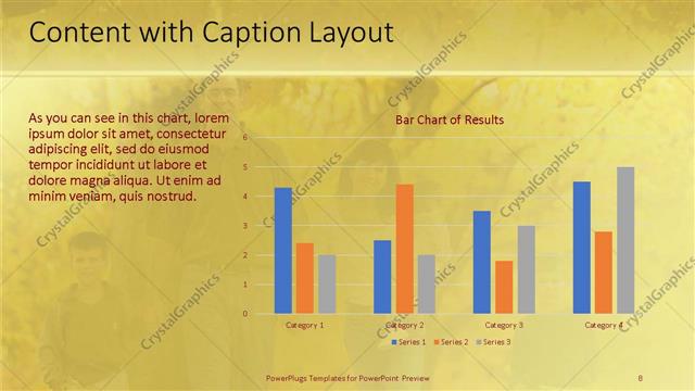 Content with Caption presentation slide layout