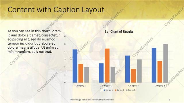 Content with Caption presentation slide layout