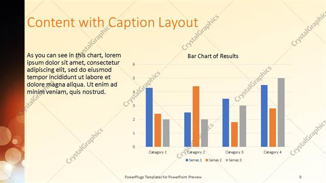 Content with Caption presentation slide layout