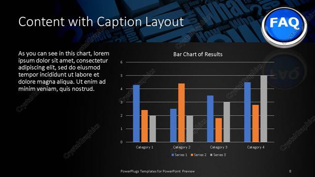 Content with Caption presentation slide layout