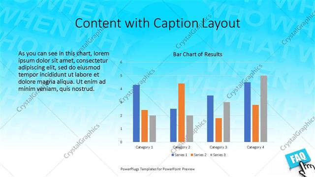 Content with Caption presentation slide layout