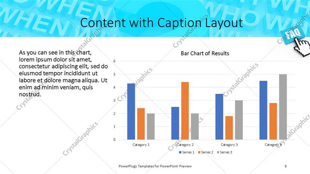 Content with Caption presentation slide layout