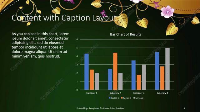 Content with Caption presentation slide layout