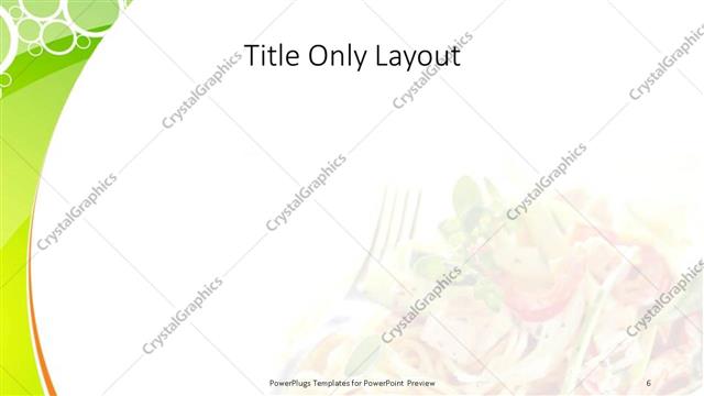 Title Only presentation slide layout