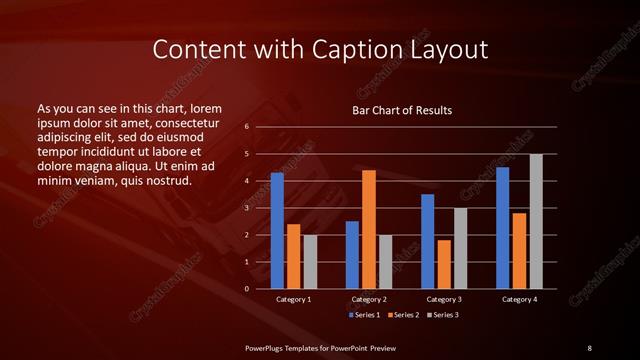 Content with Caption presentation slide layout