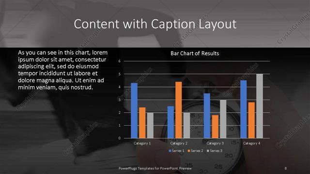 Content with Caption presentation slide layout