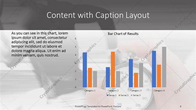 Content with Caption presentation slide layout