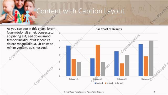 Content with Caption presentation slide layout