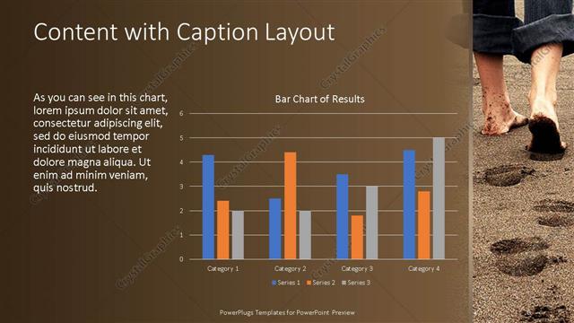 Content with Caption presentation slide layout