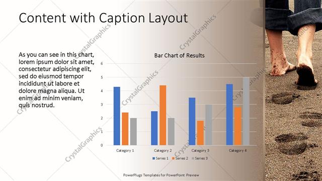 Content with Caption presentation slide layout