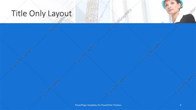 Title Only presentation slide layout