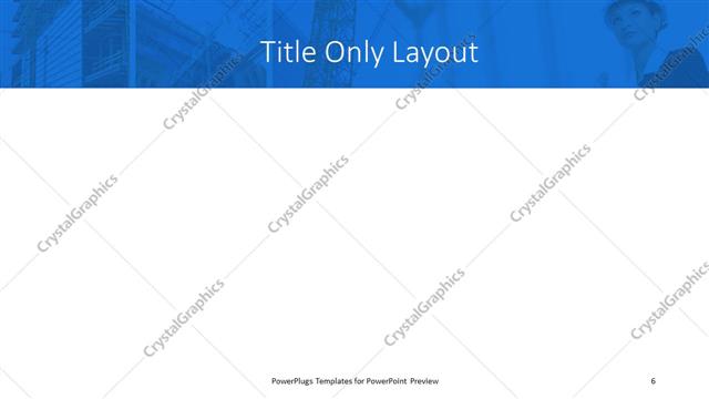 Title Only presentation slide layout