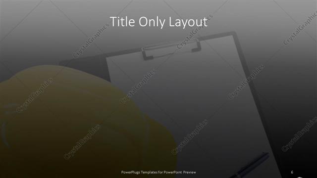 Title Only presentation slide layout