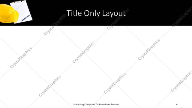Title Only presentation slide layout