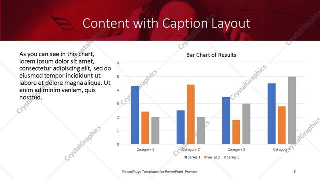 Content with Caption presentation slide layout