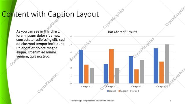 Content with Caption presentation slide layout