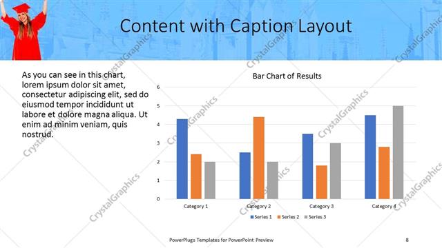 Content with Caption presentation slide layout