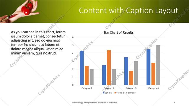 Content with Caption presentation slide layout