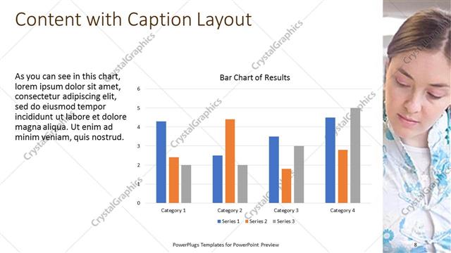 Content with Caption presentation slide layout