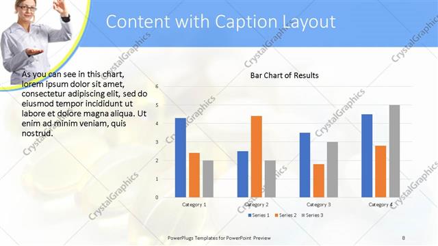 Content with Caption presentation slide layout