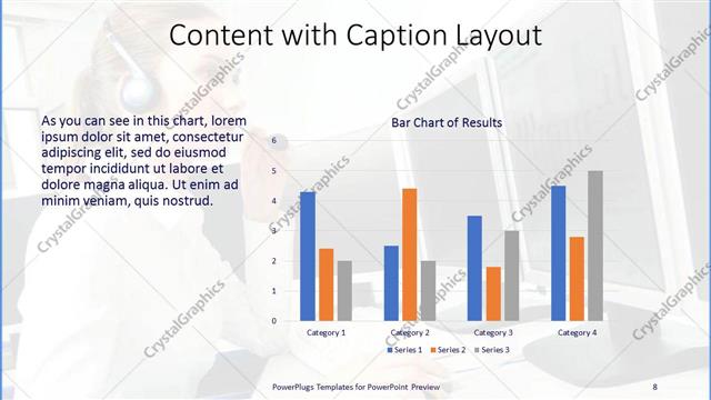 Content with Caption presentation slide layout