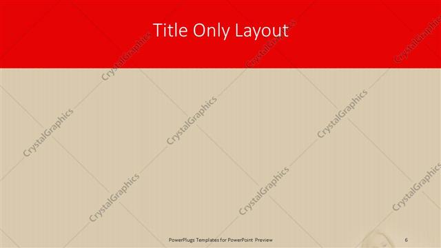 Title Only presentation slide layout